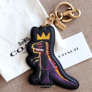 *NEW* COACH x JEAN-MICHEL BASQUIAT BAG CHARM - REXY